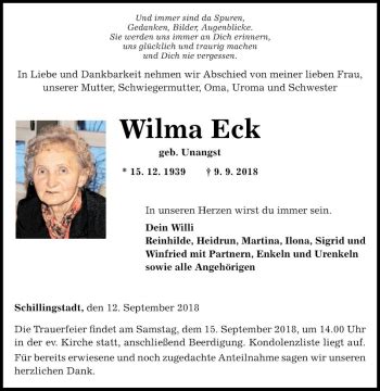 Wilmas Eck .